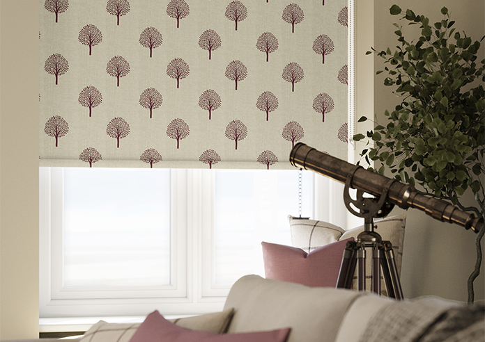 Emily Bond Yew Tree, Mulberry - Roller Blind - Image 5